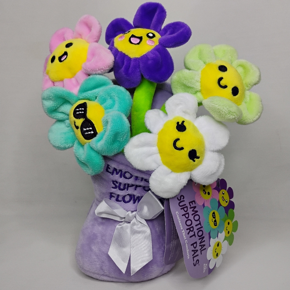Emotional Support Flowers Plush Pals By Relatable Cute Cuddly Collectible Gifts